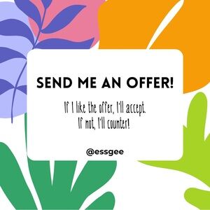 🩵 SEND ME AN OFFER! 🧡
